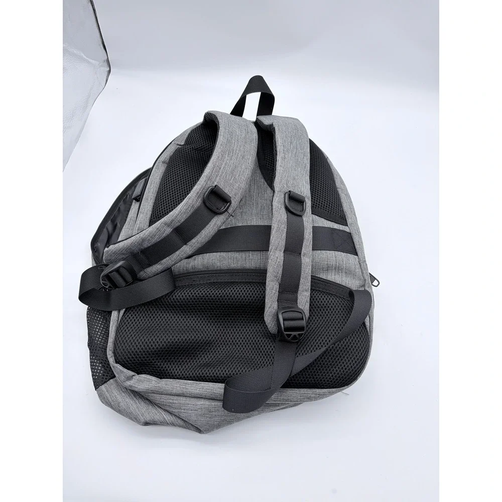 Matein Backpack Unisex Large Gray Travel Laptop Backpack USB Charging Port LRG01